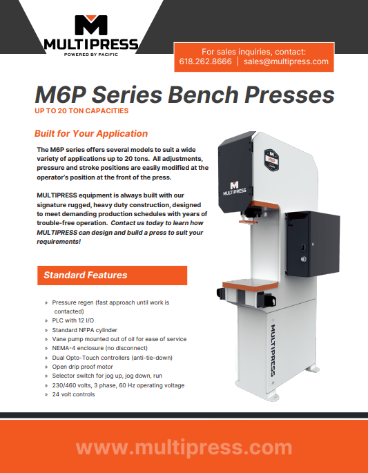 M6P Series Bench Press Brochure